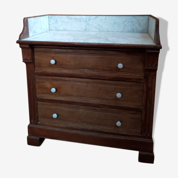 Dresser on marble