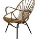 Rattan chair by Dirk van Sliedregt Rohe Noordwolde 1960 in the Netherlands