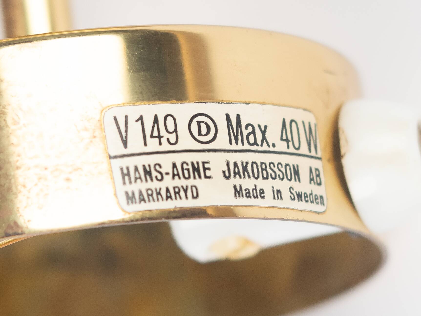 Paire d'appliques suédoises de Hans-Agne Jakobsson, AB Markaryd, années 1950