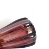 Purple or plum glass vase