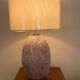 Ceramic lamp signed f fernandez