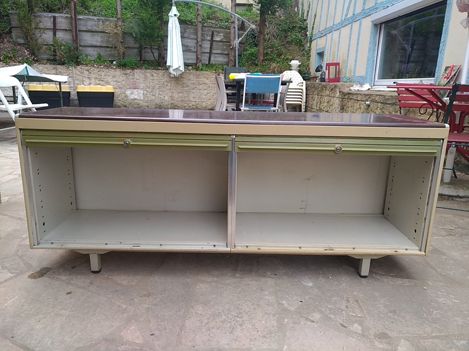 Meuble vintage industriel Strafor