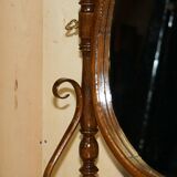 Victorian Thonet dressing table in bent wood with adjustable stool.