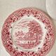 Set of 2 English porcelain plates - Grindley Staffordshire