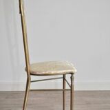 Hollywood regency chiavarine side chairs, 1950s, set of 2