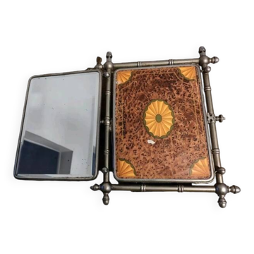 Miroir triptyque 1900 biseauté Barbier