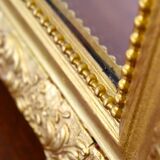 Louis XVI style pedimented mirror