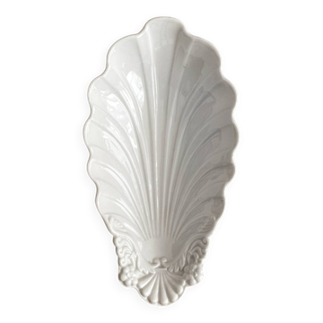 Ravier ramequin coquillage en porcelaine ancienne