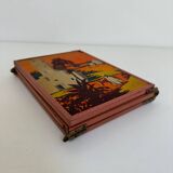 Orientalist triptych barber mirror 1920