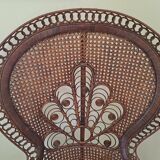 Emmanuelle rattan armchair