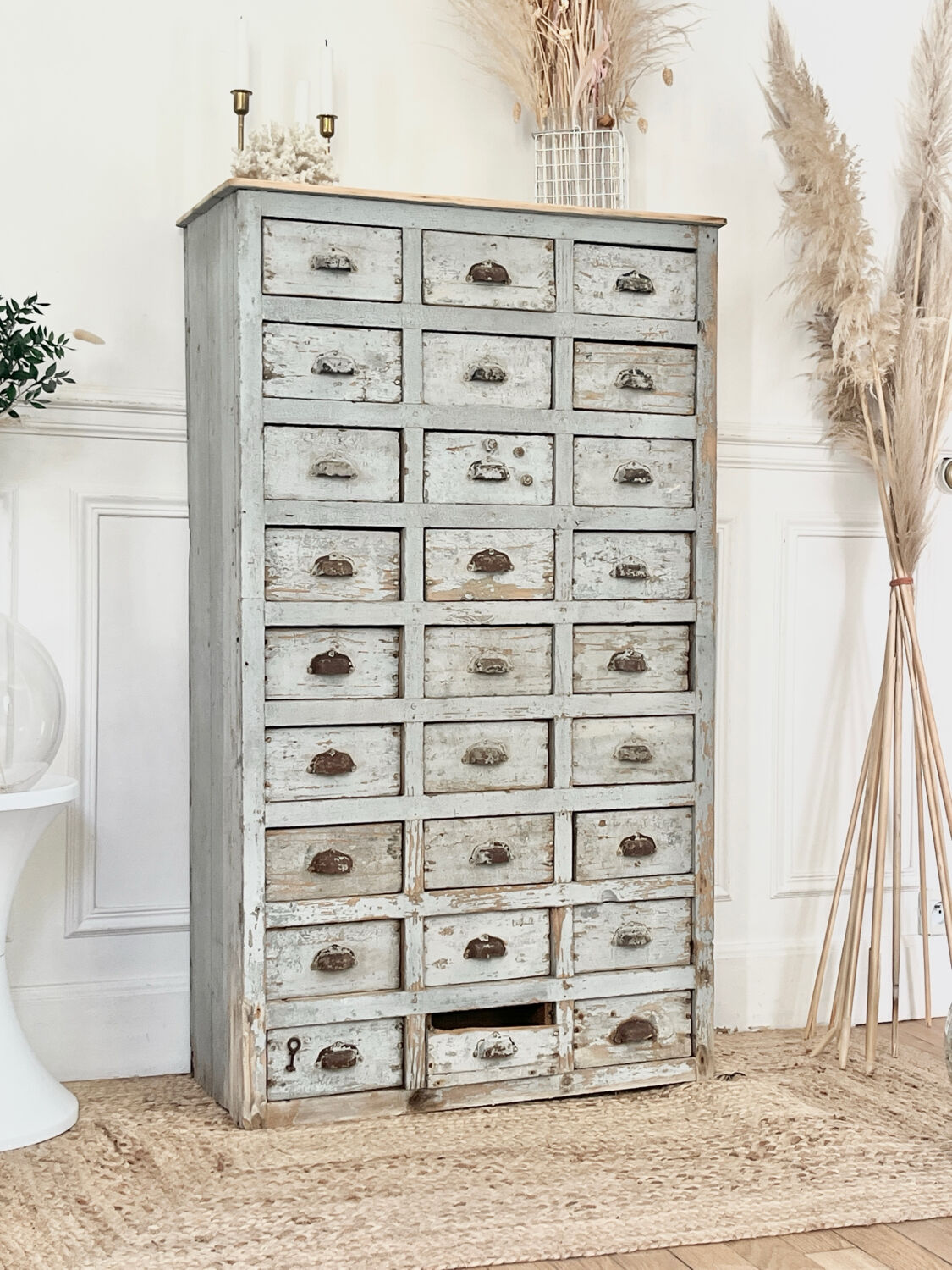 Meuble de métier fin 19eme