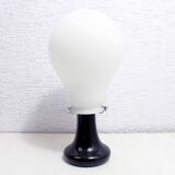 Lampe forme ampoule tout de verre 1980