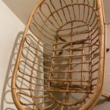 Rattan cradle