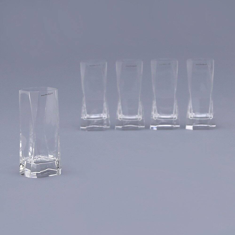 Vintage glasses by Cini Boeri for Arnolfo Di Cambio, 1970s, set of 5.