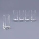 Vintage glasses by Cini Boeri for Arnolfo Di Cambio, 1970s, set of 5.