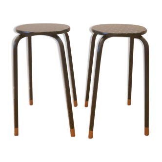 Pair of renovated bar stools