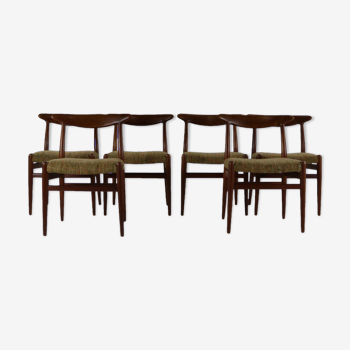 Superb Danish design dining chairs by Hans Wegner