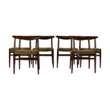 Superb Danish design dining chairs by Hans Wegner