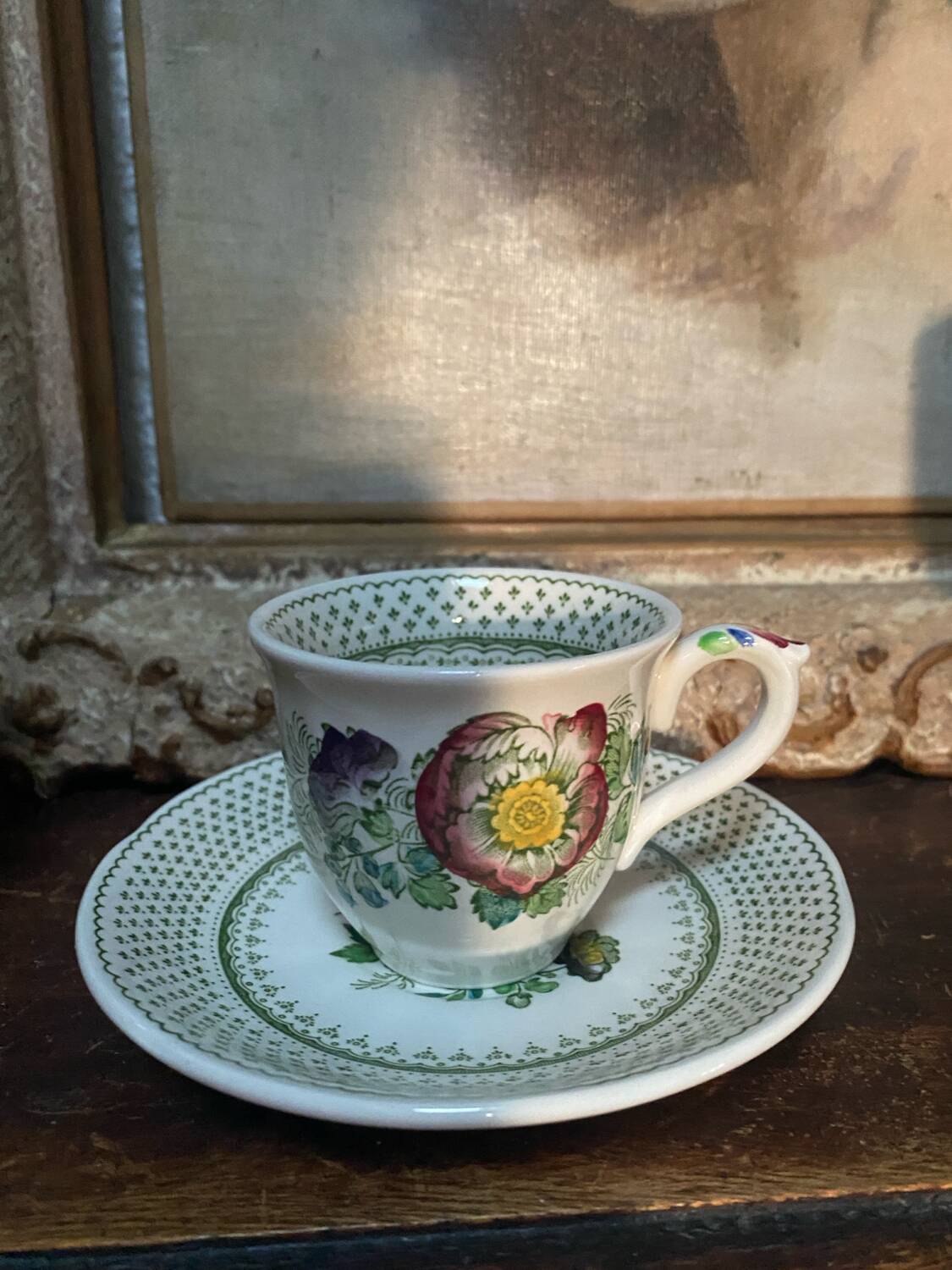 Mason's stamped ironstone mug