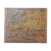 Vidal-Lablache n ° 12 Europe relief school map