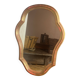 Golden wooden mirror