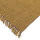 Carpet in jute and yellow cotton 120 x 170 cm