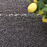 4x7 Soft Pastel Brown Wool Moroccan Rug, 128x211Cm