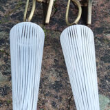 Pair of wall lamps, LUNEL edition, 1961, Paris, vintage 50s, 60s