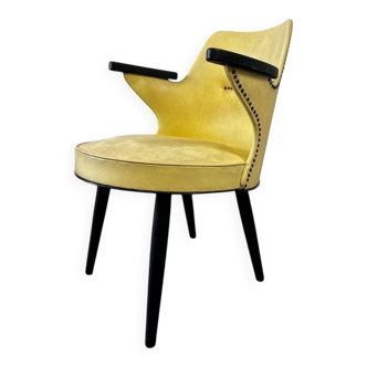 Vintage yellow rockabilly chair