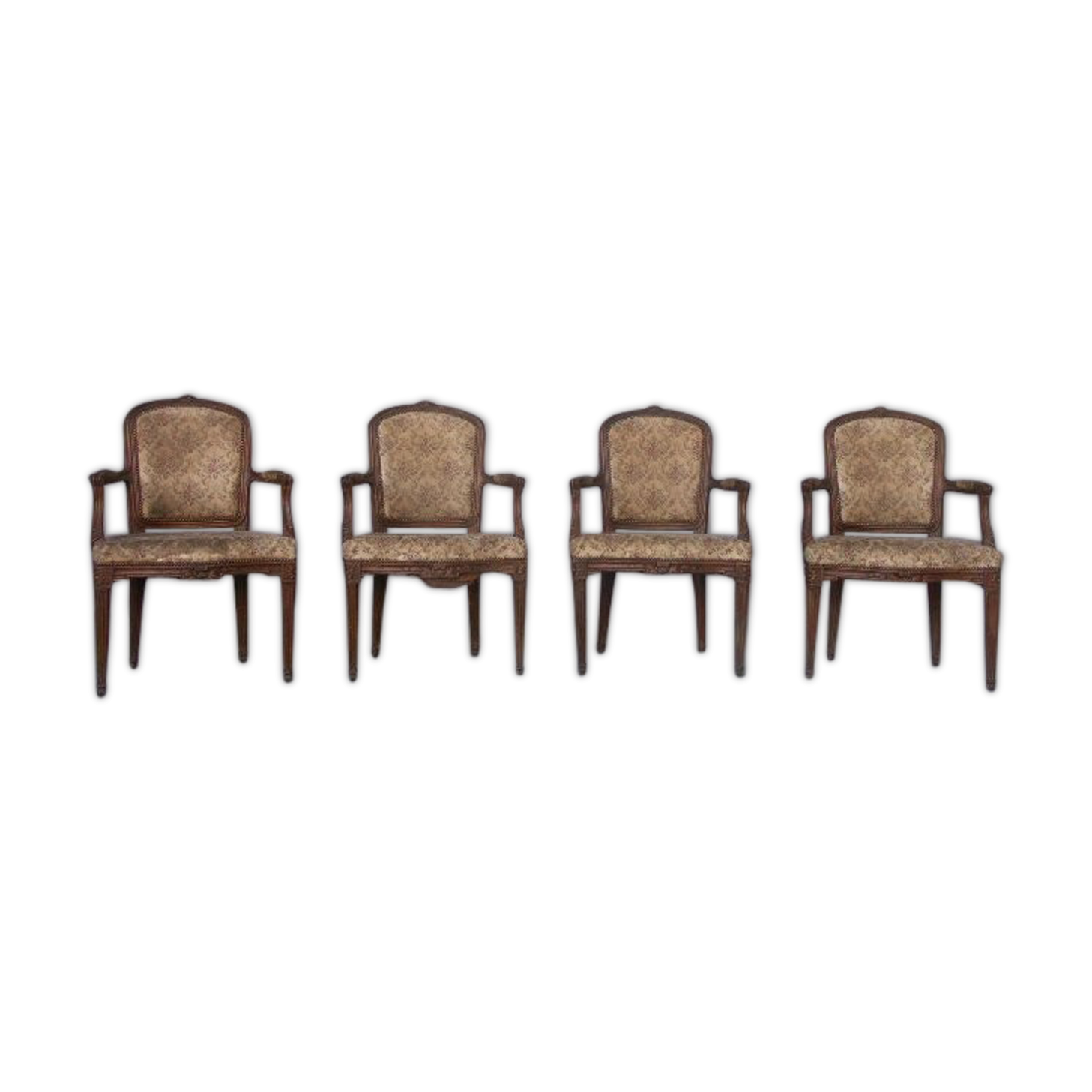 Set of 4 chairs Louis XVI style