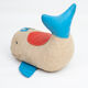 Vintage whale therapeutic toy by Renate Müller for H. Josef Leven, Sonneberg, 1960s