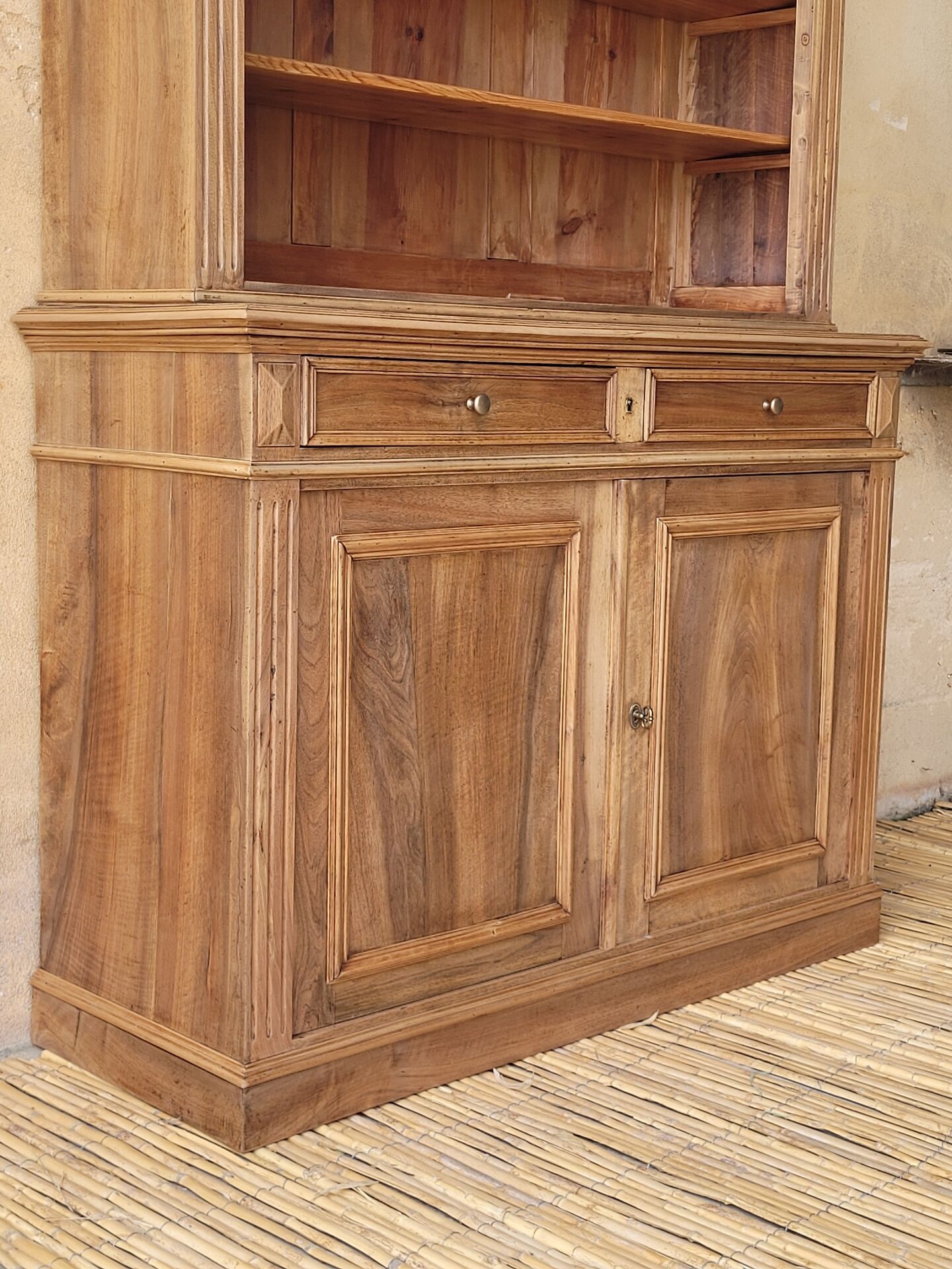 Solid walnut dresser - renovated
