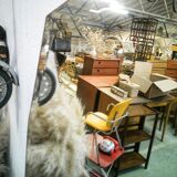 Large beveled mirror 163x58cm