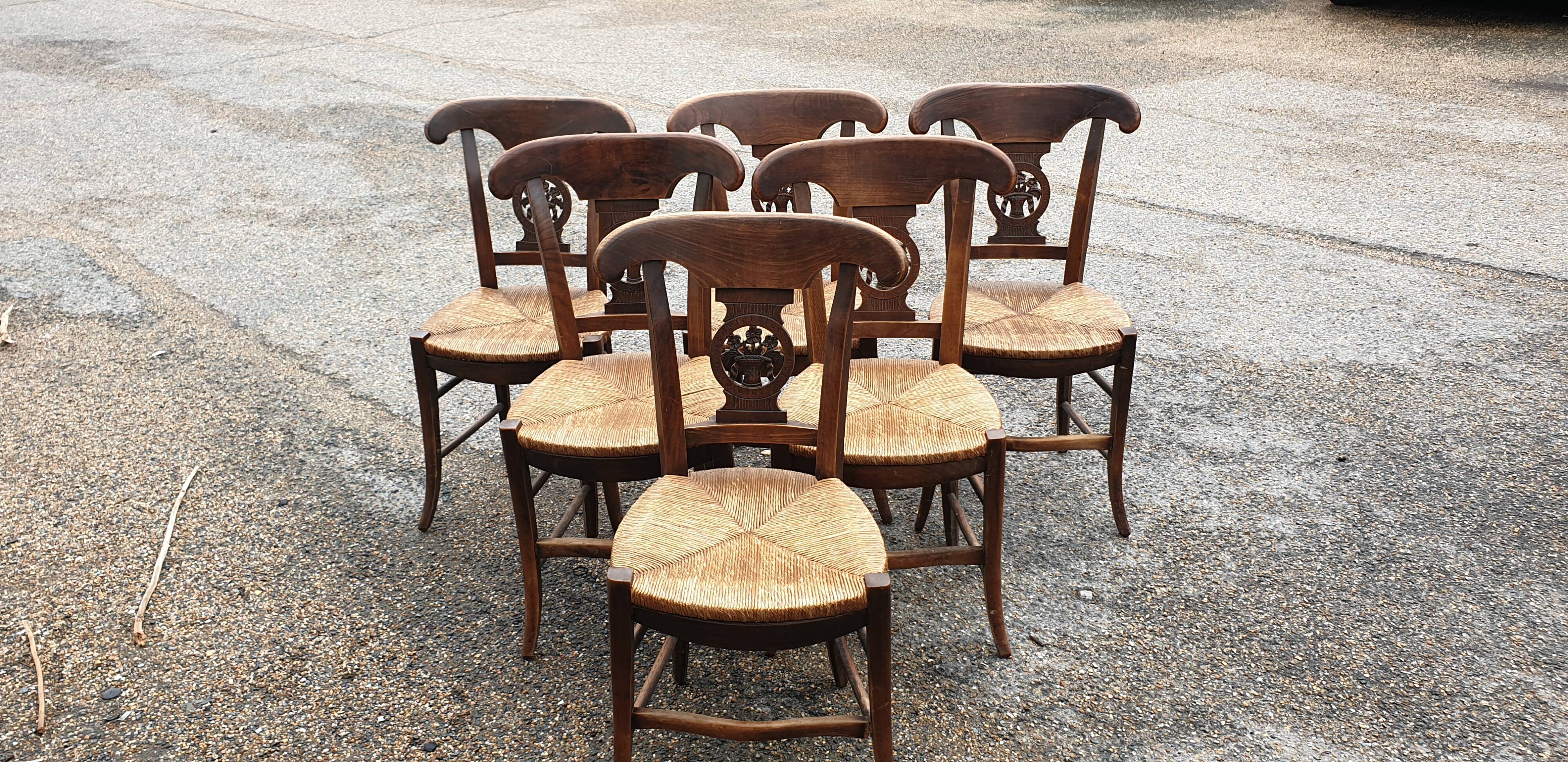 6 mulched chairs empire