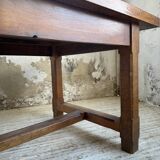 Rustic farmhouse table, solid oak, 2m