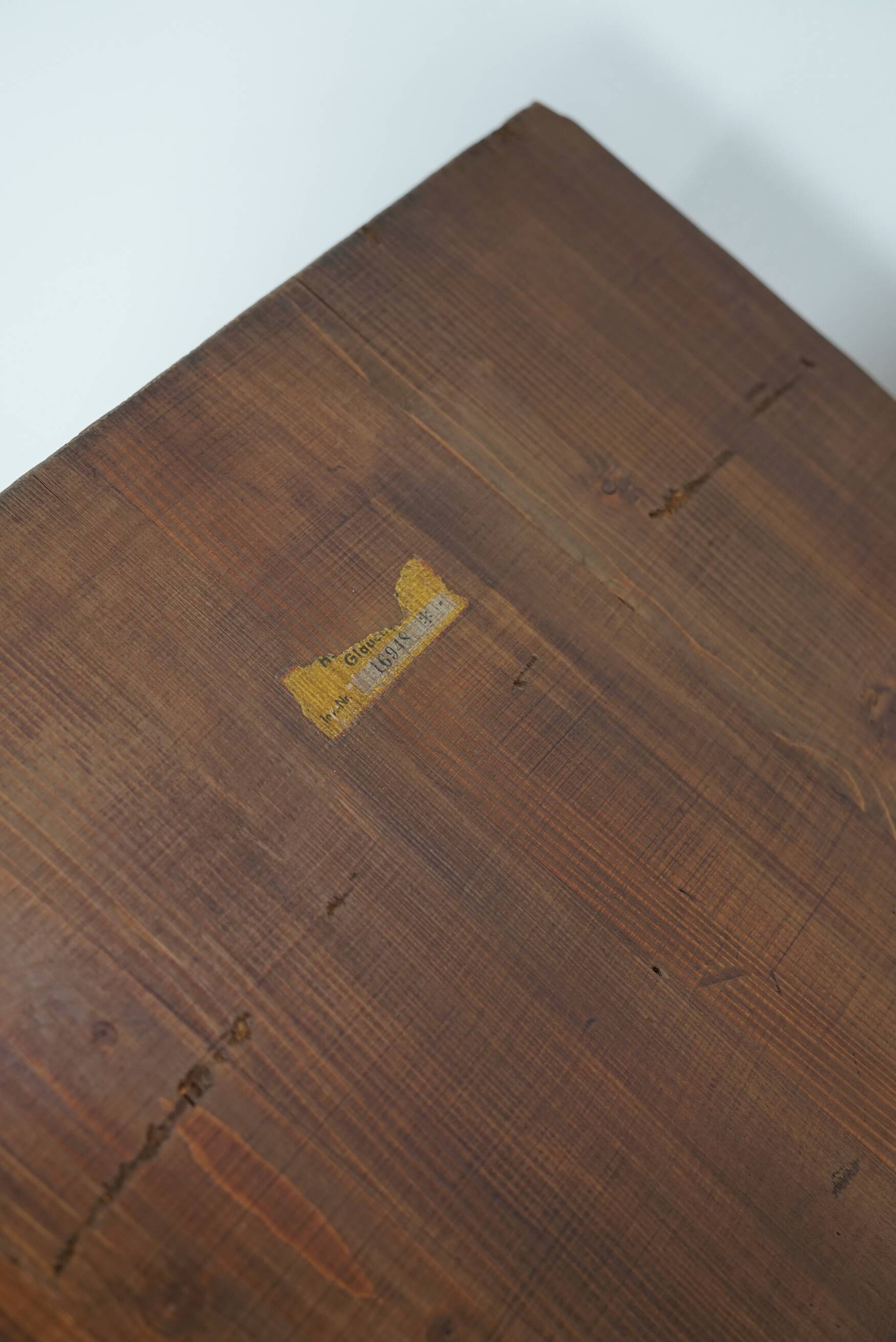 Large vintage German oak haberdashery shop cabinet, 1940s