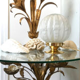 Art Deco globe lamp "scales"