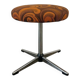Vintage 70s pouf/stool with star base.