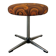 Vintage 70s pouf/stool with star base.