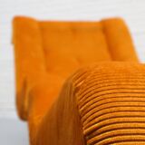 Fauteuil et repose-pieds Dux Formula années 1970