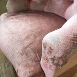 Armchairs pink captionne toad