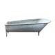 Zinc bathtub
