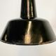 Vintage Black Industrial Ceiling Lamp, 1930s