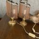 Paire de lampes de chevet vintage