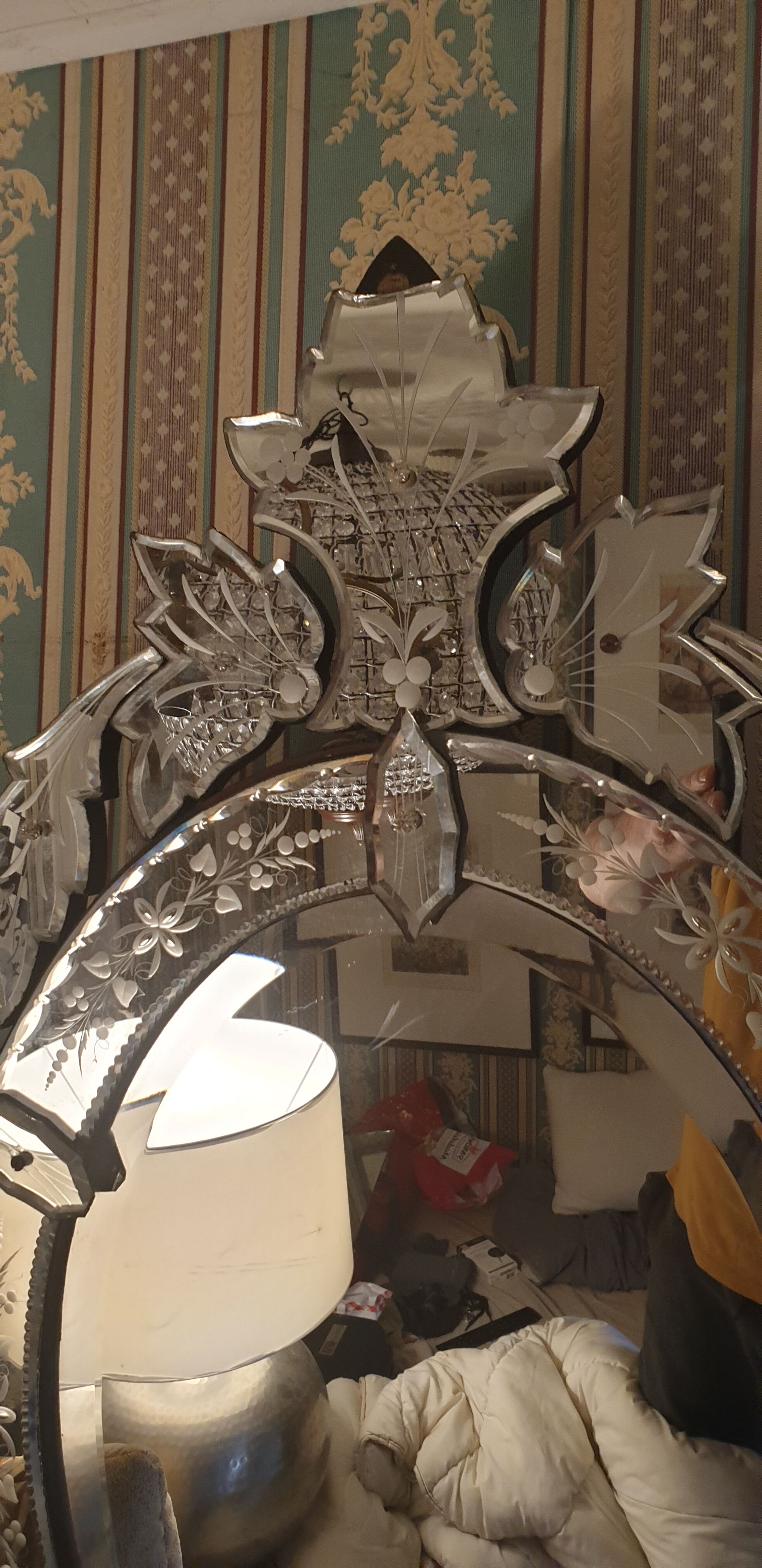 Venetian mirror 93x45cm