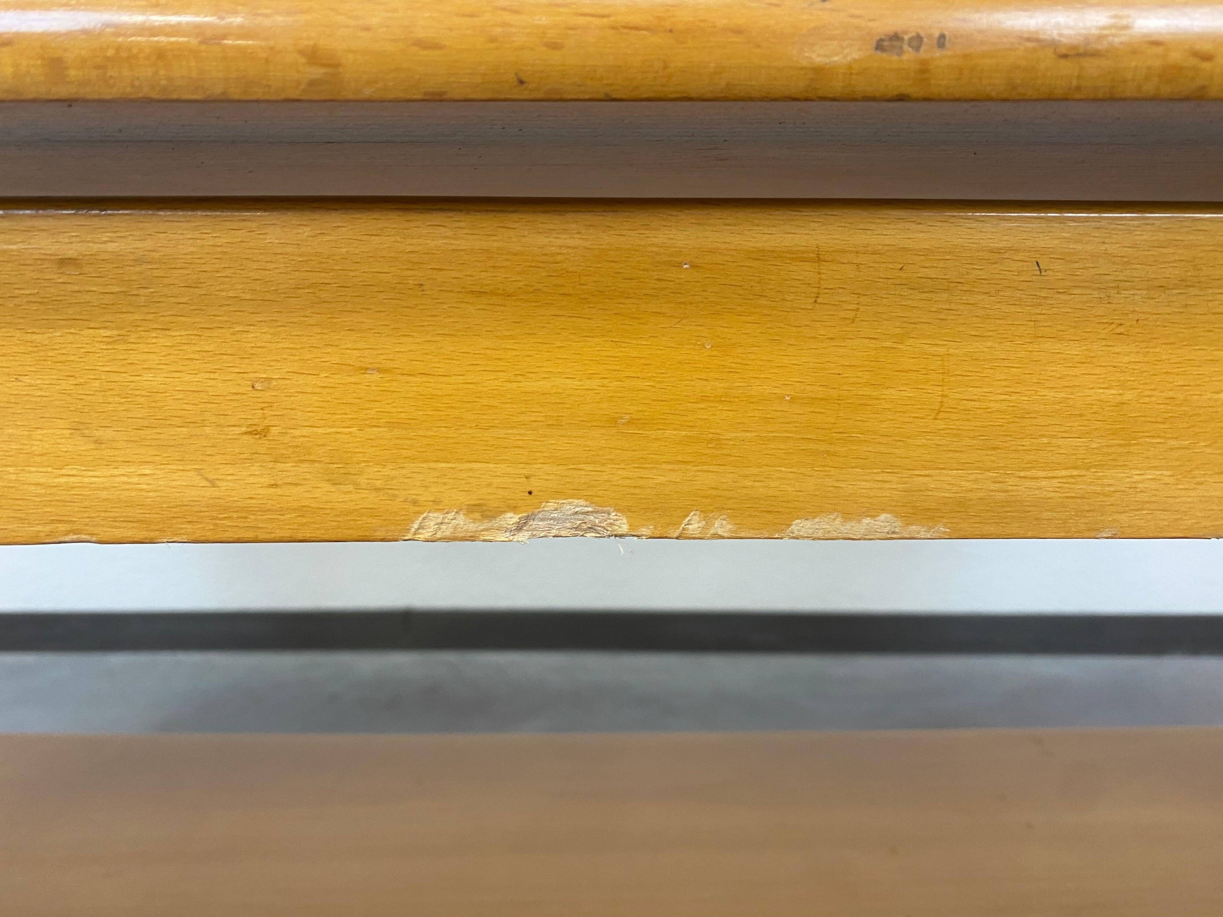 Vintage adjustable conference table
