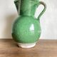 Vase pitcher Sicily Italy in glazed earthenware folk art 1950
