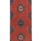 Tapis vintage turc de oushak tissé à la main 91x660 cm