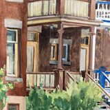 Vintage watercolor