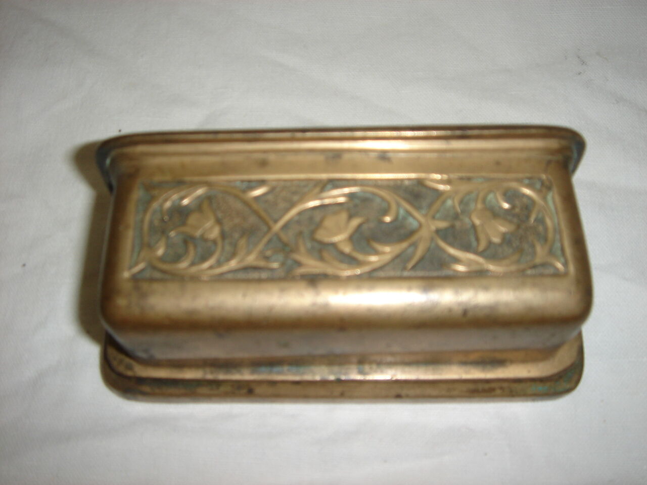 Brass train ashtray